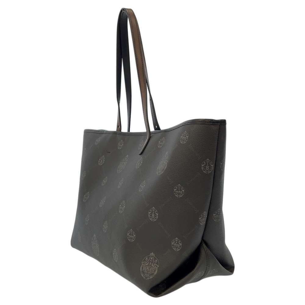 Berluti Pure Crest Leather Men's Bag Black